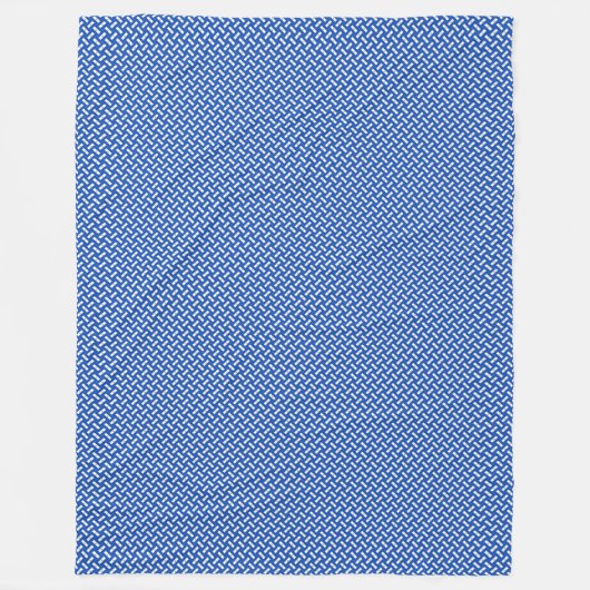 Patchwork El Salvador Vlag Patroon Fleece Deken (Voorkant)