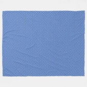 Patchwork El Salvador Vlag Patroon Fleece Deken (Voorkant (Horizontaal))