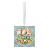 Patchwork Elephant Floral Meadow Charm Decoratie (Rechts)