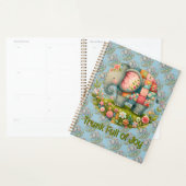 Patchwork Elephant Floral Meadow Charm Planner (Display)