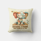 Patchwork Elephant “Growing Strong Kussen (Voorkant)