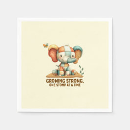 Patchwork Elephant “Growing Strong Servet