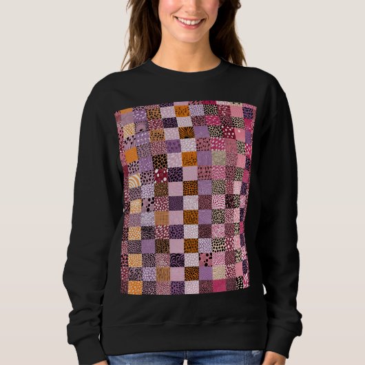 Patchwork Esthetische Trui (Voorkant)