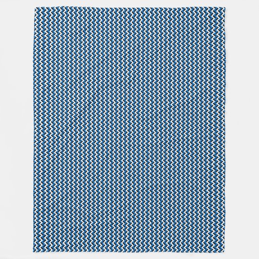 Patchwork Estland Vlag Patroon Fleece Deken (Voorkant)