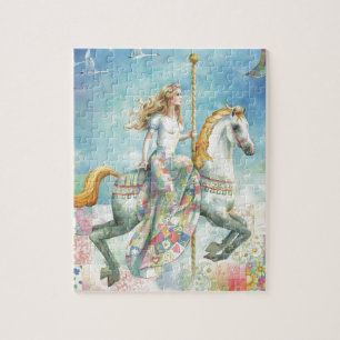 Patchwork, Fantasy Carousel van Scot Howden Legpuzzel