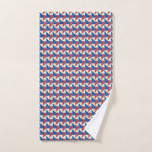 Patchwork Filipijnen Vlag Patroon Bad Handdoek (Handdoek)