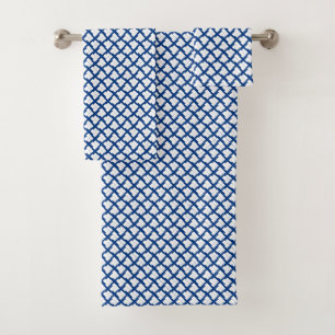 Patchwork Finland Vlag Patroon Bad Handdoek