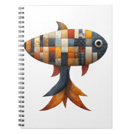 Patchwork Fish Notitieboek