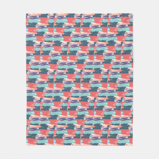 Patchwork Fleece Deken (Voorkant)