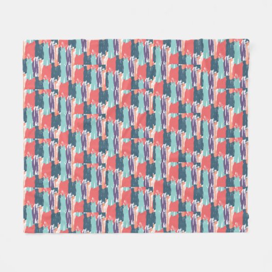 Patchwork Fleece Deken (Voorkant (Horizontaal))