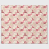 Patchwork Floral: Hand getrokken Ornamenten. Cadeaupapier (Vlak)