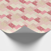 Patchwork Floral: Hand getrokken Ornamenten. Cadeaupapier (Hoek)