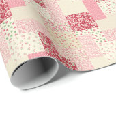 Patchwork Floral: Hand getrokken Ornamenten. Cadeaupapier (Rol Hoek)