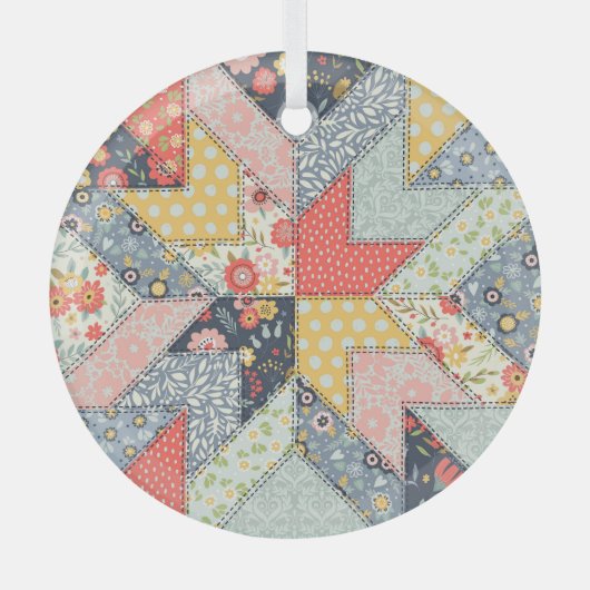 Patchwork Floral: Ornament (Voorkant)