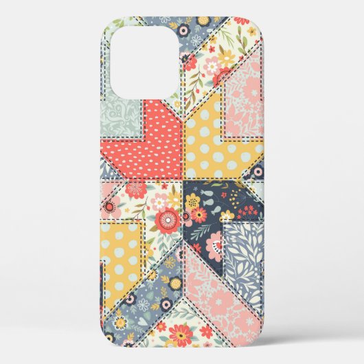 Patchwork Floral: Ornament Case-Mate iPhone Case (Achterkant)