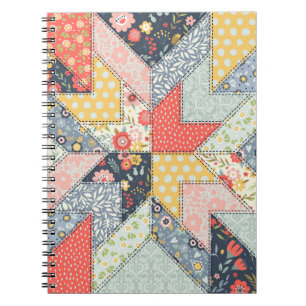 Patchwork Floral: Ornament Notitieboek