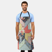 Patchwork Floral:  Ornament Schort (Gedragen)