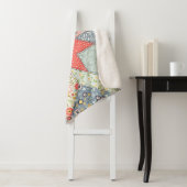 Patchwork Floral: Ornament Sherpa Deken (In situ)