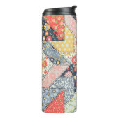 Patchwork Floral:  Ornament Thermosbeker (Gedraaid links)