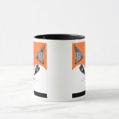 Patchwork Fox, applique Fox, Fox, kinderen Mok (Midden)