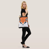 Patchwork Fox, applique Fox, Fox, kinderen Tote Bag (Op model)