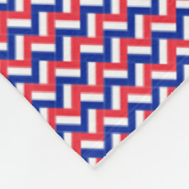 Patchwork Frankrijk Vlag Patroon Fleece Deken