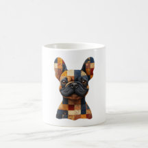 Patchwork Franse Bulldog Mok