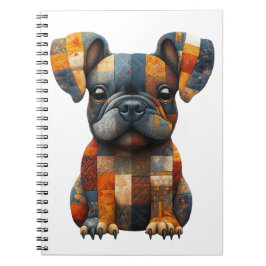 Patchwork Franse Bulldog Notitieboek