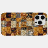 Patchwork Fusion Harmony – Rustieke moderne kunst Case-Mate iPhone Case (Achterkant (horizontaal))