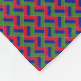 Patchwork Gambia Vlag Patroon Fleece Deken