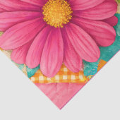 Patchwork Garden – Whimsical Floral & Mushroom Tissuepapier (Detail)