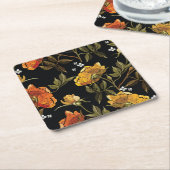 Patchwork Gentle: Handtekening ontwerp Kartonnen Onderzetters (Schuin)