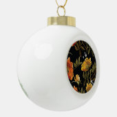 Patchwork Gentle: Handtekening ontwerp Keramische Bal Ornament (Links)