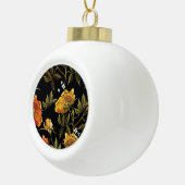 Patchwork Gentle: Handtekening ontwerp Keramische Bal Ornament (Rechts)