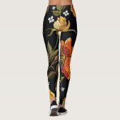 Patchwork Gentle: Handtekening ontwerp Leggings (Achterkant)