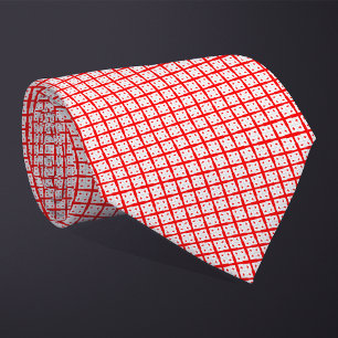 Patchwork Georgia Vlag Patroon Stropdas