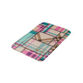 Patchwork geruite,  naadloze achtergrond. badmat (Gekanteld)