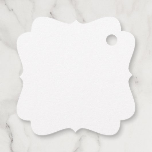 , patchwork gewatteerde look bedankjes labels (Achterkant)