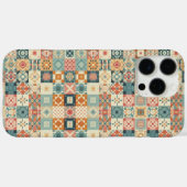 , patchwork gewatteerde look Case-Mate iPhone case (Achterkant (horizontaal))