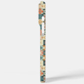 , patchwork gewatteerde look Case-Mate iPhone case (Achterkant / Links)