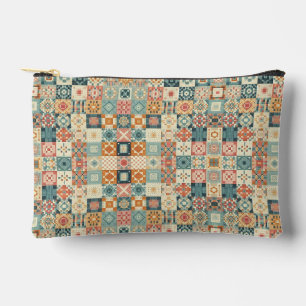 , patchwork gewatteerde look etui