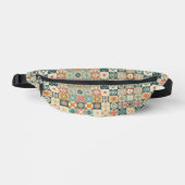 , patchwork gewatteerde look heuptasje (Voorkant)