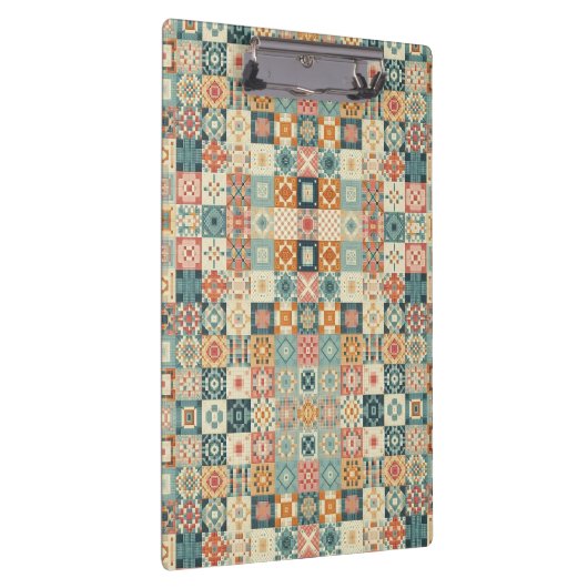 , patchwork gewatteerde look klembord (Rechts)