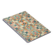 , patchwork gewatteerde look notitieboek (Rechterzijde)