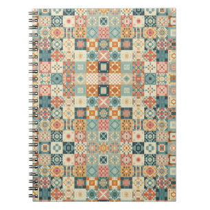 , patchwork gewatteerde look notitieboek