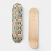 , patchwork gewatteerde look persoonlijk skateboard (Voorkant)