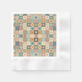 , patchwork gewatteerde look servet (Voorkant)
