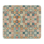 , patchwork gewatteerde look snijplank (Voorkant)