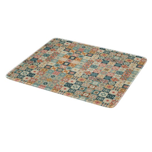 , patchwork gewatteerde look snijplank (Hoek)