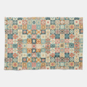 , patchwork gewatteerde look theedoek (Horizontaal)